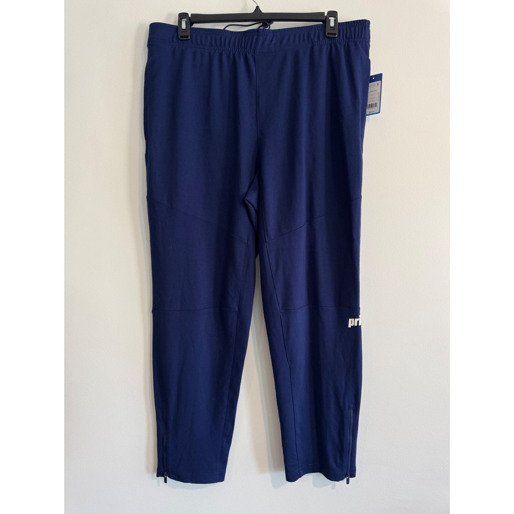 Prince Pickleball Athletic Pants Mens XL Navy Blue Ankle Zippers
